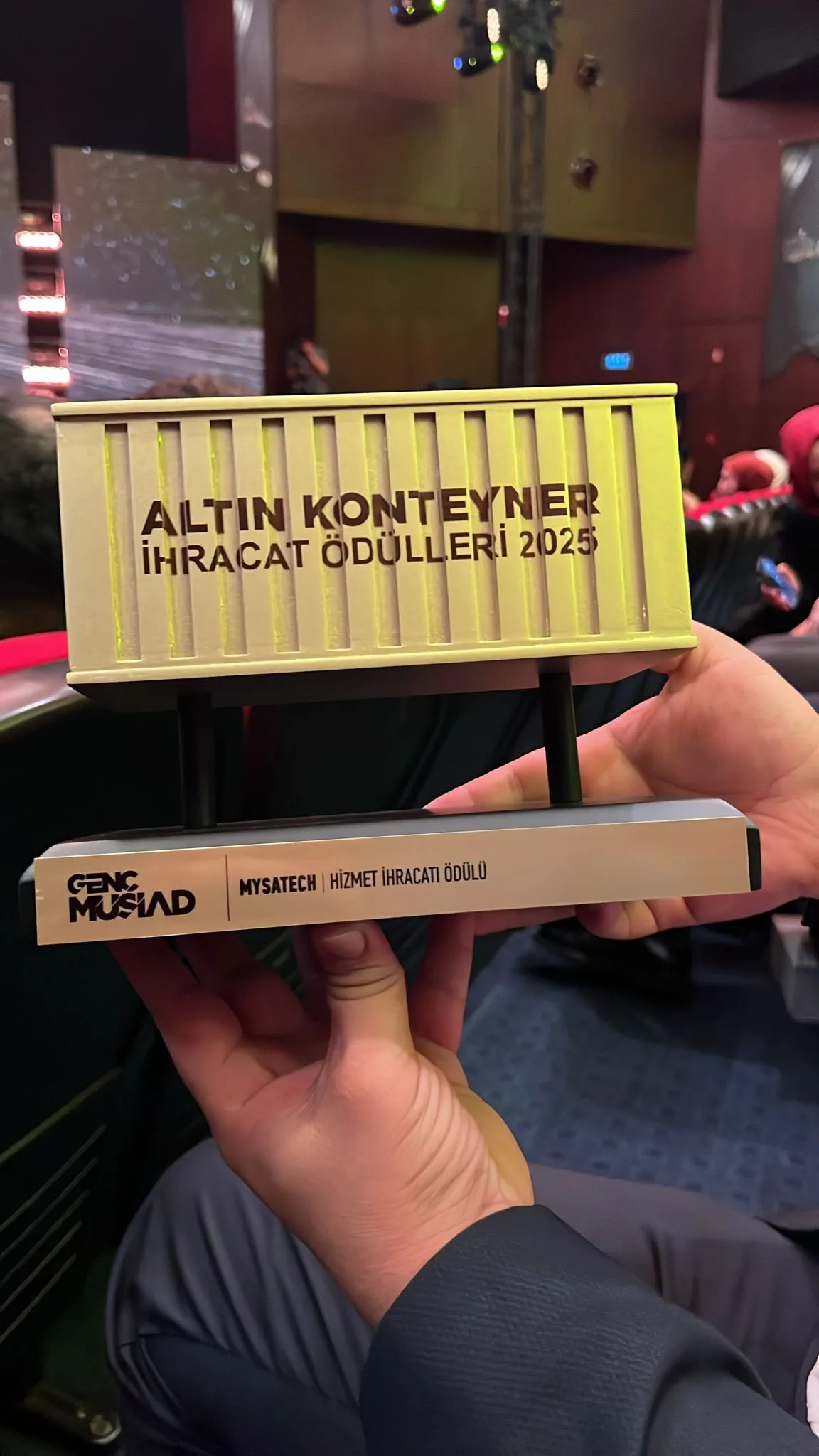 Mysatech, Genç MÜSİAD Altın Konteyner 2025 Hizmet İhracatı Ödülü'ne Layık Görüldü